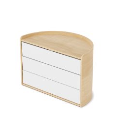 Moona Storage Box-White/Natural