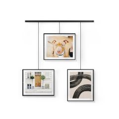 Exhibit Picture Frame 8x10, Set of 3-Black