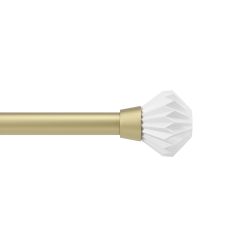 Tringle à rideaux Pleat 1 po, 42 à 120 po, doré