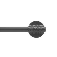 Tringle à rideaux 1 po Odyssey, 42 à 120 po, noir mat