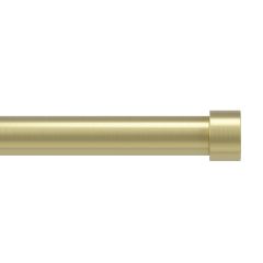Cappa 1" Curtain Rod 120"-180"-Brass