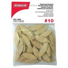 #10 2-1/8" x 3/4" Compressed Hardwood Biscuits-50/Pack