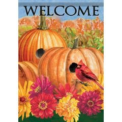 Signs Of Fall Garden Flag