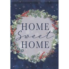 Frosty Winter Garden Flag