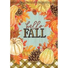 Fall Frame Large Flag
