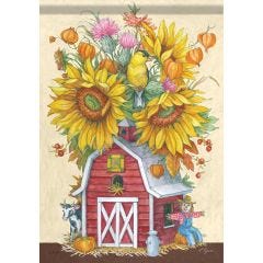 Barn Bouquet Large Flag
