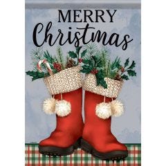 Santa Boot Large Flag