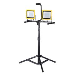 Portable 9000L Dual Head LED Worklight With Tripod Stand
