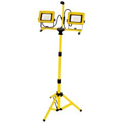 Portable 12000L Dual Head LED Worklight With Tripod Stand