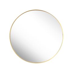 24” x 24” Gold Round Designer Mirror