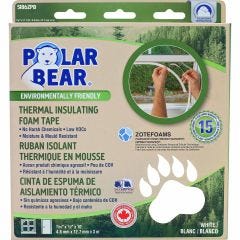 Environmentally Friendly Foam Tape 1/2" x 10' Black