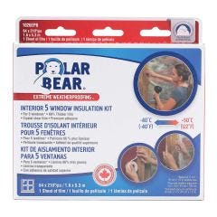 5 Window Extreme Insulation  Film Kit 64" x 210"