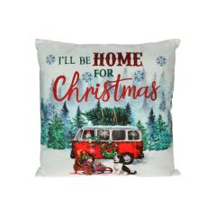 16" LED I'll Be Home Pillow