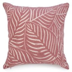 17" x 17" Rust Colored Foliage Cushion