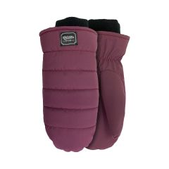 Puffer Mitt Womens Purple-Small