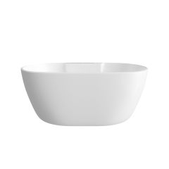 Claire 56" Freestanding White Tub