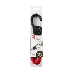 24" SlideLock Carabiner Bungee-Red