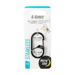 G-Series Dual Chamber Carabiner #2-Black