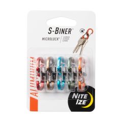 Assorted S-Biner MicroLock Aluminum-5/Pack