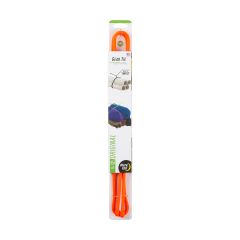 64" Gear Tie Reusable Rubber Twist Tie-Bright Orange