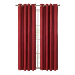 52" x 84" Adora Blackout Grommet-Red
