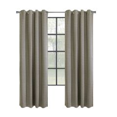 52" x 84" Matthew Blackout Grommet-Linen Leaf