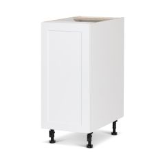18" White Thermafoil Shaker Base Cabinet