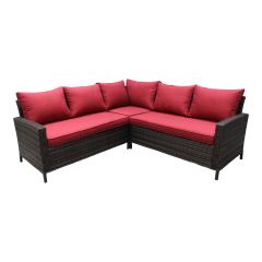 Carleton Sectional-Red