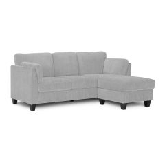 Eva Sofa With Lounger-Light Gray