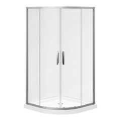 Kassia 38"x38" Shower Kit With Clear Glass In Chrome