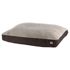 Carhartt Firm Duck Sherpa Top Dog Bed Dark Brown OS
