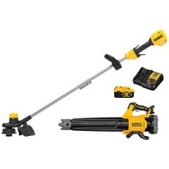 Dewalt 20V Combo Trimmer + Blower Kit 4Ah