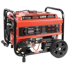 5100W Dual Fuel Gas/Propane Generator w Electric Start