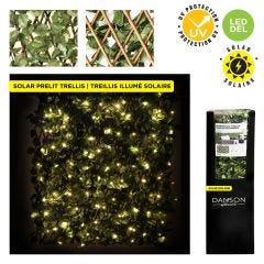 Expandable Solar Maple Leaf Privacy Lattice-72" x 36"