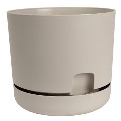 8" Oasis Self-Watering Pot- Beige