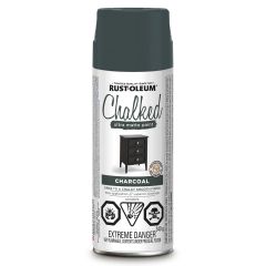 Rust-Oleum Chalked Ultra Matte Spray Paint-Charcoal 340g