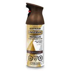Universal Flat Metallic Spray Paint-Burnished Amber 312g