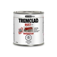 Tremclad Semi-Gloss Alkyd Rust Paint-White  237ml