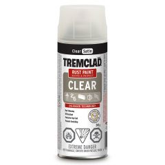 Tremclad Satin Alkyd Rust Spray Paint-Clear 340g