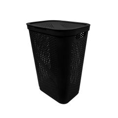 Modern Homes Type A Laundry Hamper-Black