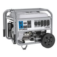 Hyundai 8,750W Electric Start Portable Gas Powered Generator