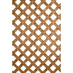 Brown Pressure Treated 2' x 8' Regular Lattice