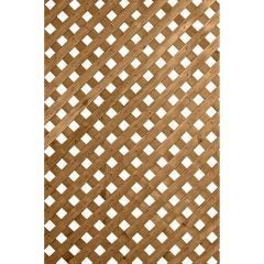 Brown Pressure Treated 1' x 8' Privacy Lattice