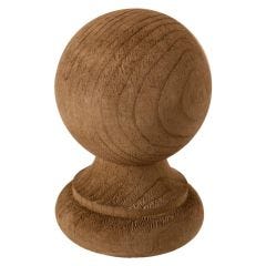 Brown Pressure Treated 5" Pine Colonial Post Cap