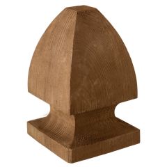 Brown Pressure Treated 5" French Gothic Top