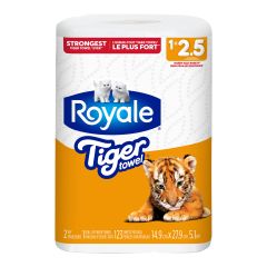 Royale Tiger Towel 1 Roll
