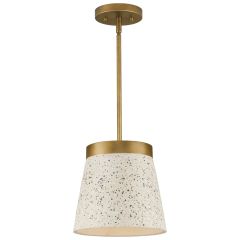 Terrazzo 10" Pendant-Sand