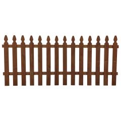 42" x 8' Brown Pressure Treated Gothic Picket Fence Panel