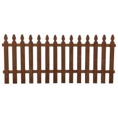 42" x 8' Brown Pressure Treated Gothic Picket Fence Panel