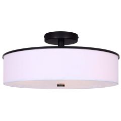 Tristan 18" Semi Flushmount